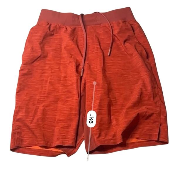Lululemon Pace Breaker Short *Linerless 7" Heather Allover Solar Orange Magma XS - Picture 12 of 13